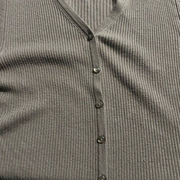 Merona Tan Sweater with Buttons - Picture 3 of 5